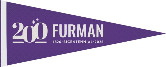 Furman University Bicentennial 12 x 30 Premium Pennant
