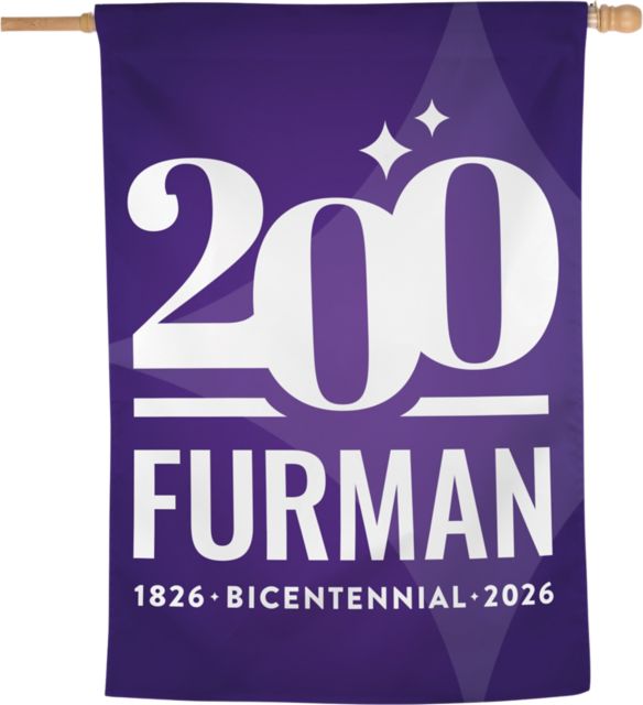 Furman University Bicentennial 28 x 40 Vertical Banner