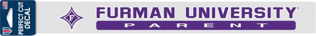 Furman University Parent 2'' x 17'' Perfect Cut Decal