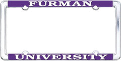 Furman University Thin Rim License Plate Frame